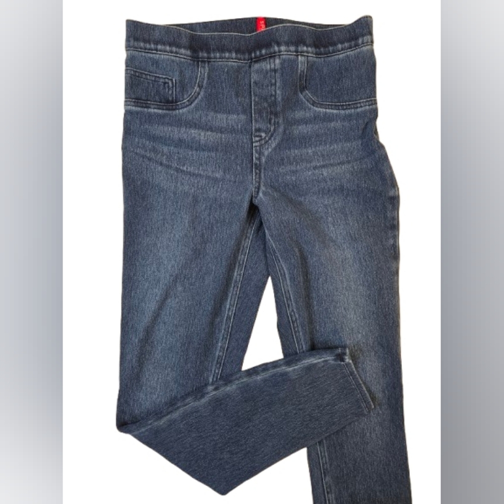 Spanx Denim Jeggings Medium Wash Size Small - Picture 3 of 12